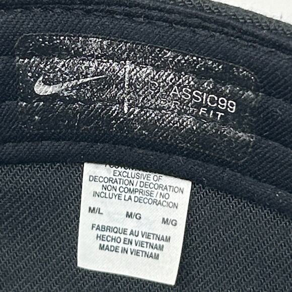 Purdue University Boilermakers Hat Baseball Cap Nike Black Flex Fitted M-L - Picture 8 of 9